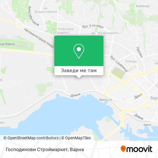 Господинови Строймаркет карта