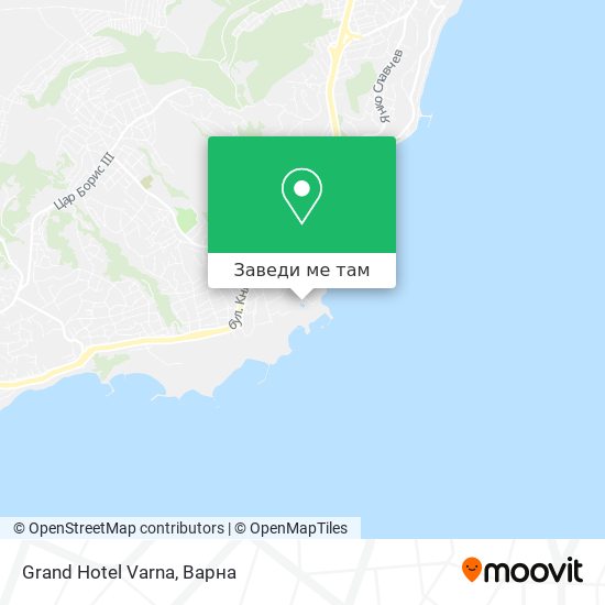 Grand Hotel Varna карта