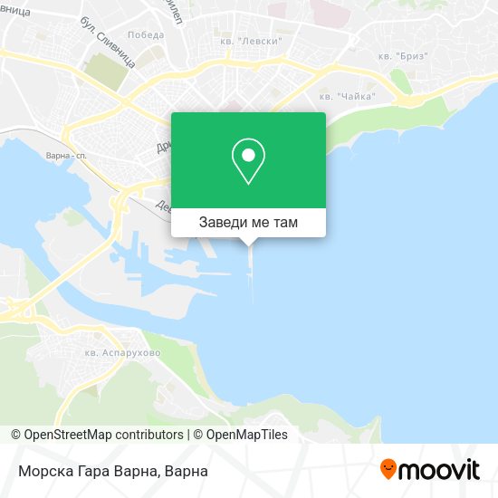 Морска Гара Варна карта