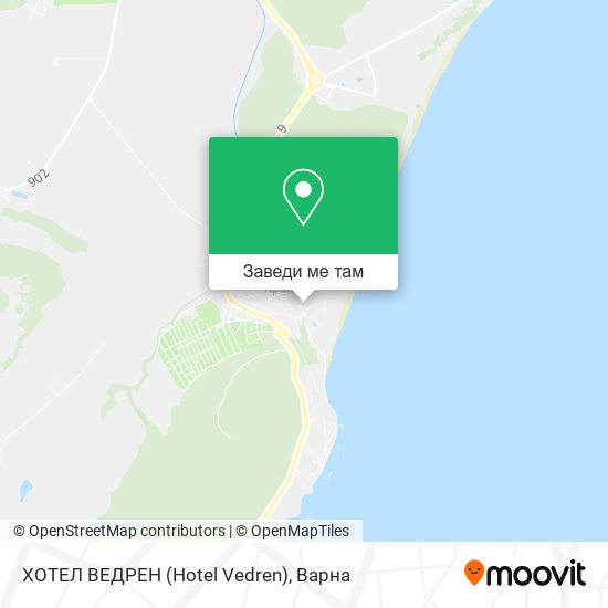 ХОТЕЛ ВЕДРЕН (Hotel Vedren) карта