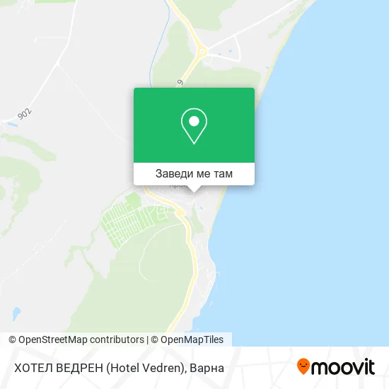 ХОТЕЛ ВЕДРЕН (Hotel Vedren) карта