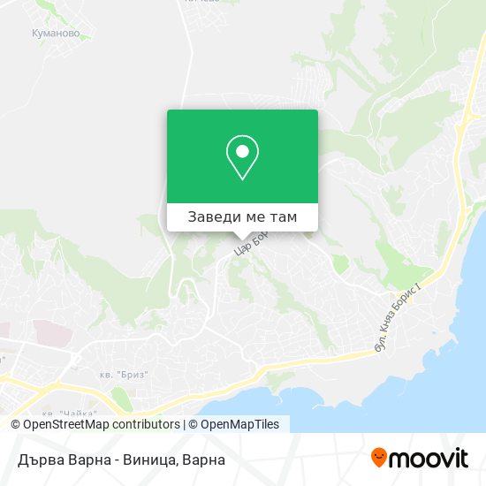 Дърва Варна - Виница карта