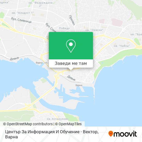 Център За Информация И Обучение -  Вектор карта