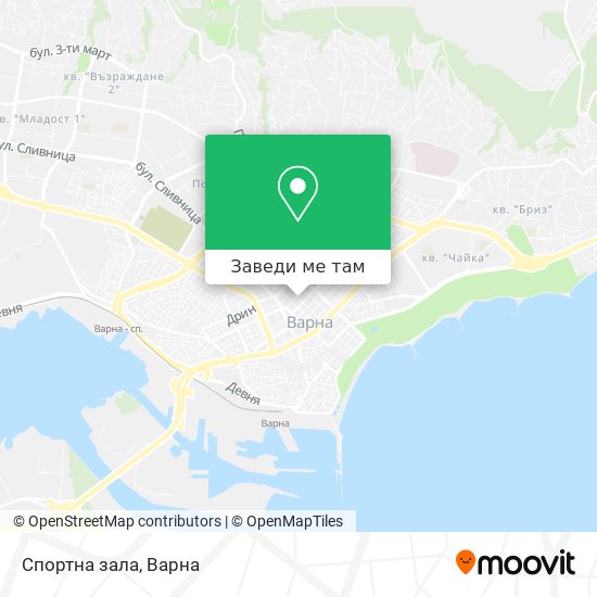 Спортна зала карта