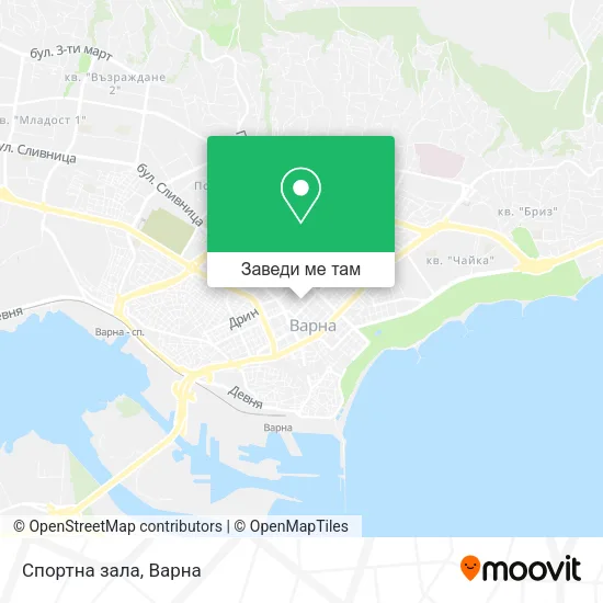 Спортна зала карта