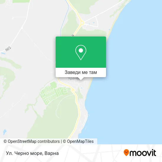 Ул. Черно море карта