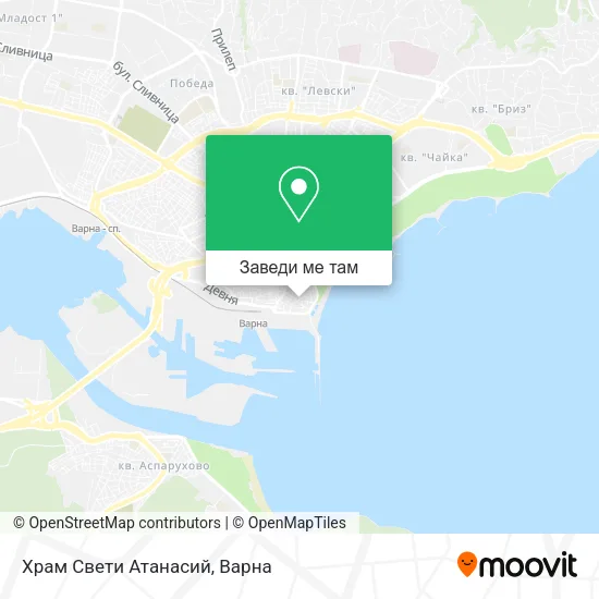 Храм  Свети Атанасий карта