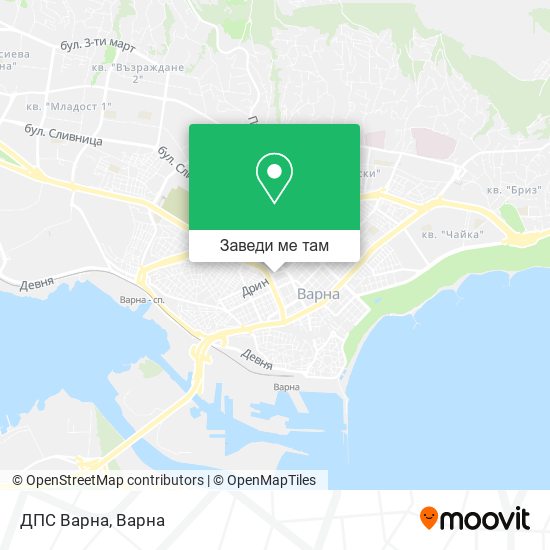 ДПС Варна карта