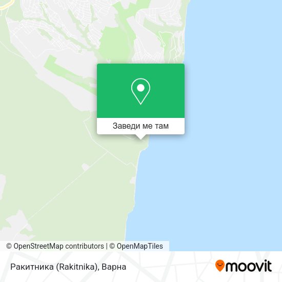 Ракитника (Rakitnika) карта