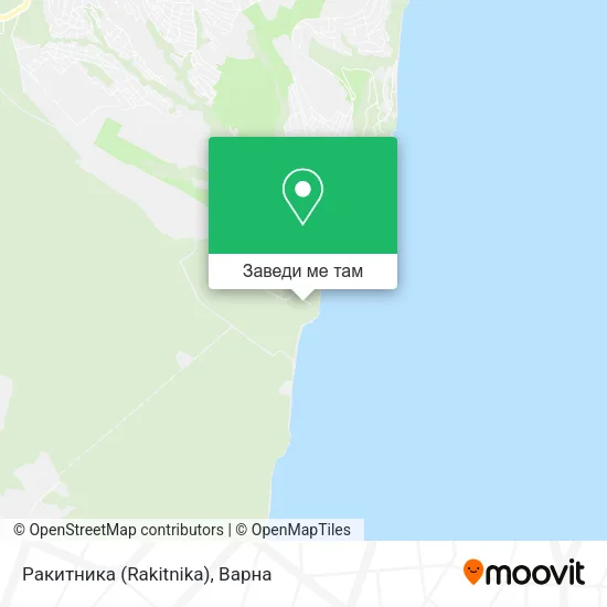 Ракитника (Rakitnika) карта