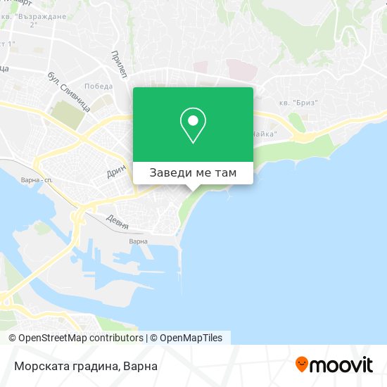Морската градина карта