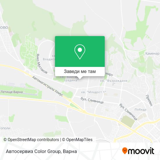 Автосервиз Color Group карта