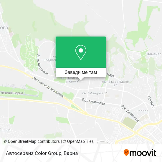 Автосервиз Color Group карта
