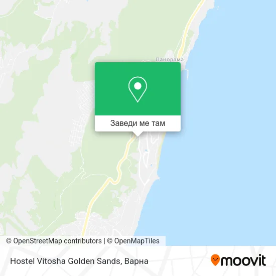 Hostel Vitosha Golden Sands карта