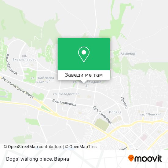 Dogs' walking place карта