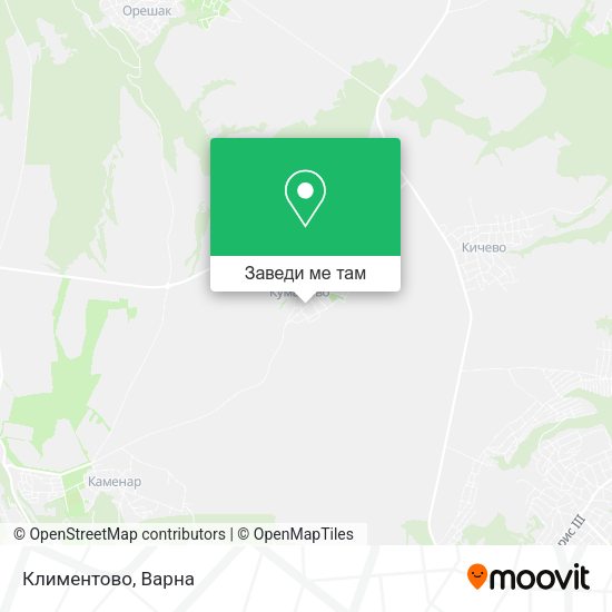 Климентово карта
