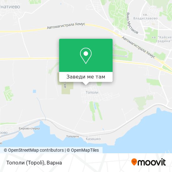 Тополи (Topoli) карта