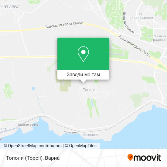 Тополи (Topoli) карта