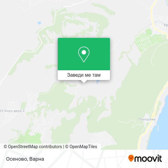 Осеново карта