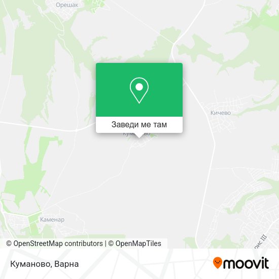 Куманово карта