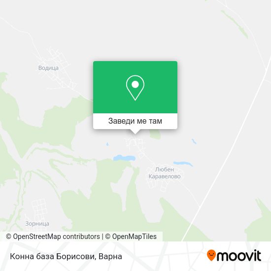 Конна база  Борисови карта