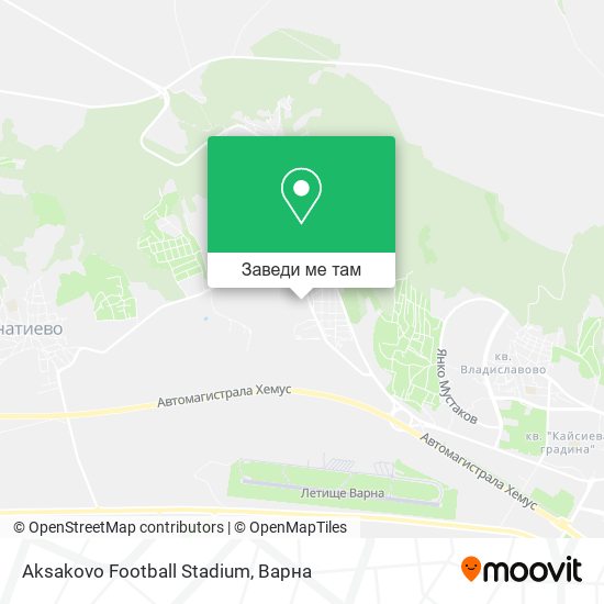 Aksakovo Football Stadium карта
