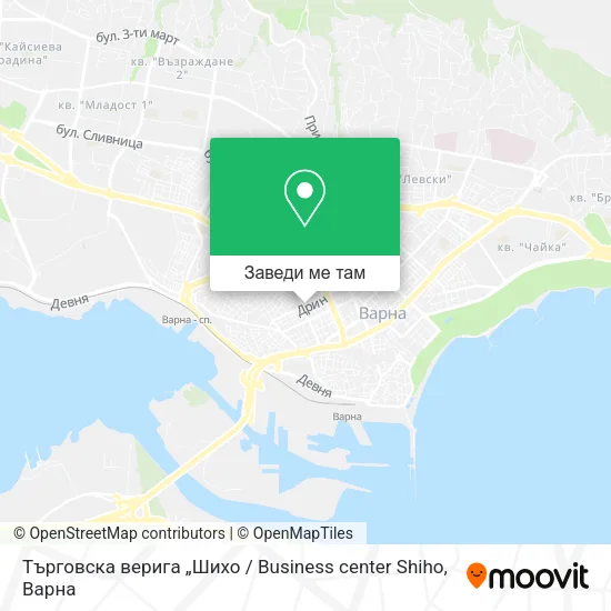 Търговска верига „Шихо  / Business center  Shiho карта