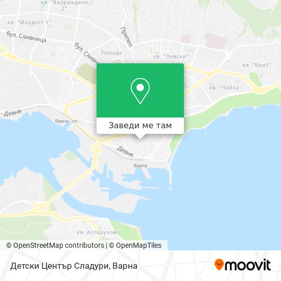 Детски Център Сладури карта