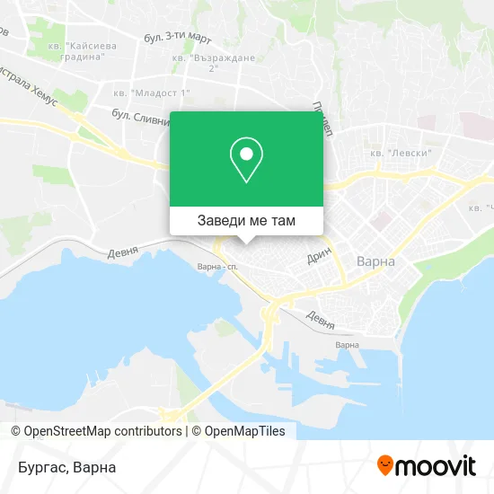 Бургас карта