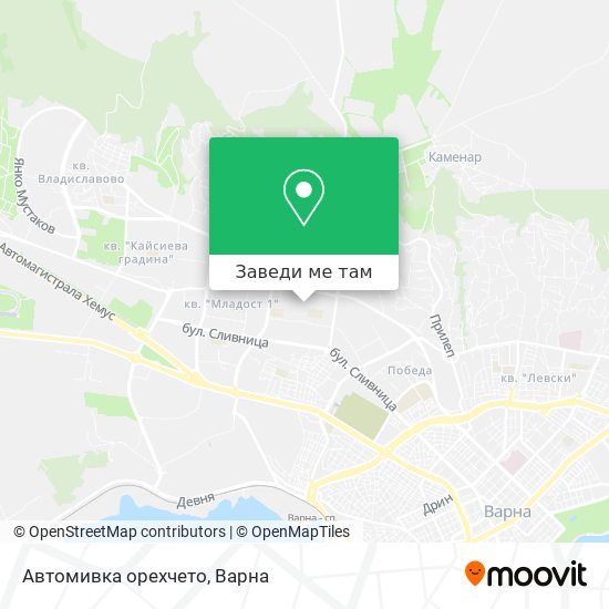 Автомивка  орехчето карта