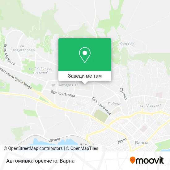 Автомивка  орехчето карта