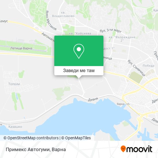 Примекс Автогуми карта