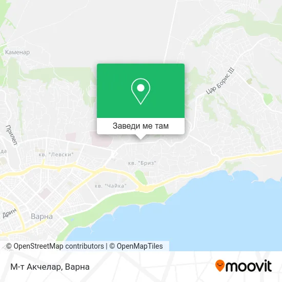 М-т Акчелар карта