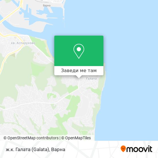 ж.к. Галата (Galata) карта