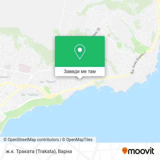 ж.к. Траката (Trakata) карта