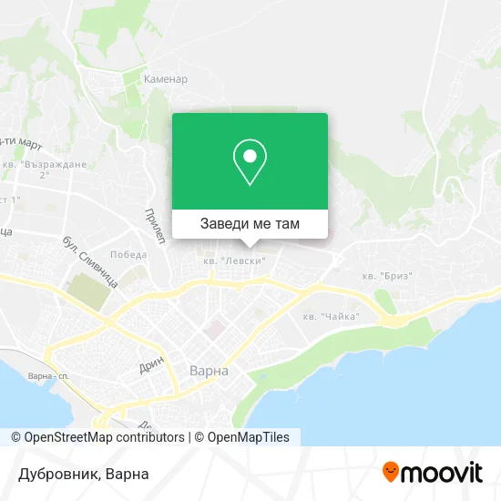 Дубровник карта