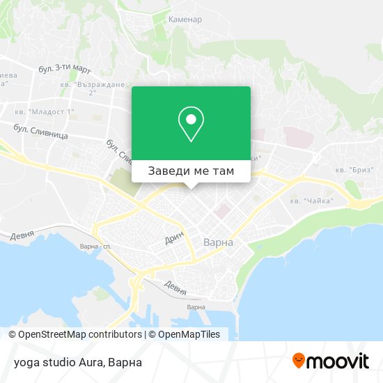 yoga studio Aura карта