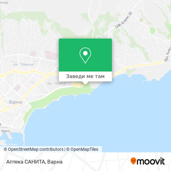 Аптека САНИТА карта