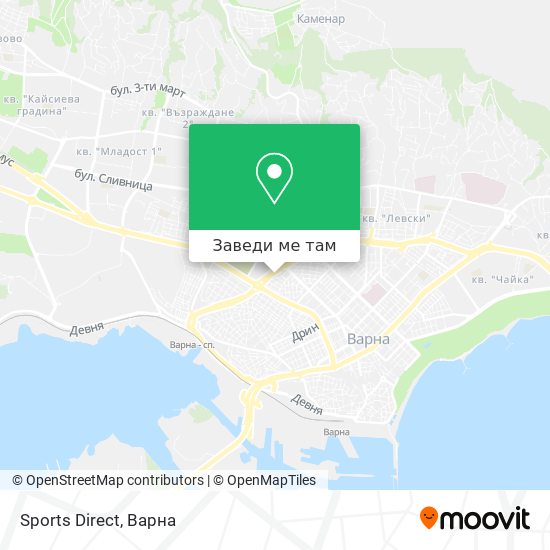 Sports Direct карта