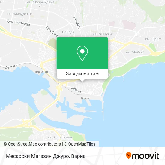 Месарски Магазин  Джуро карта