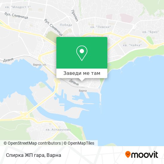 Спирка ЖП гара карта