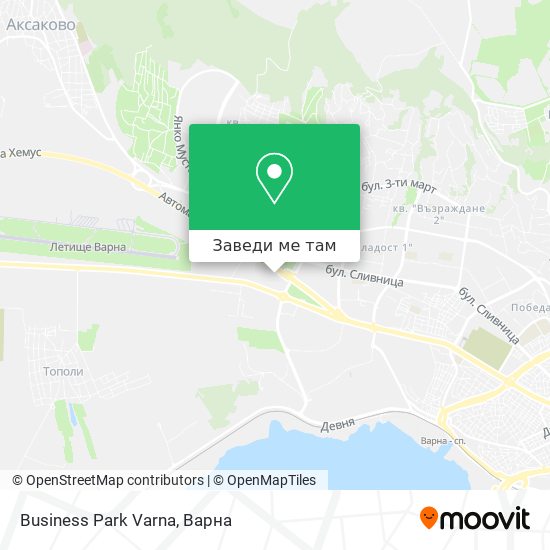 Business Park Varna карта