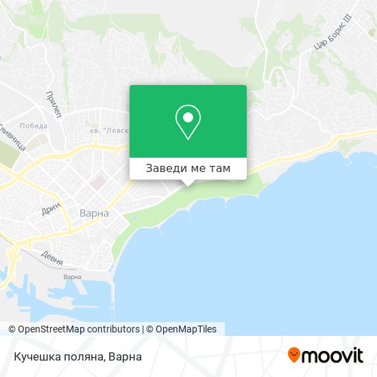 Кучешка поляна карта