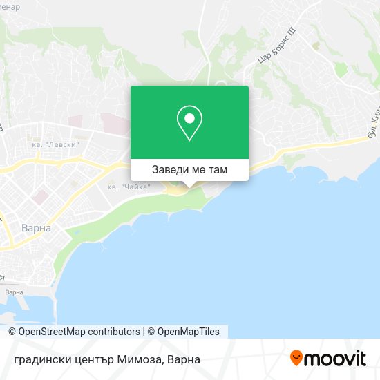 градински център Мимоза карта