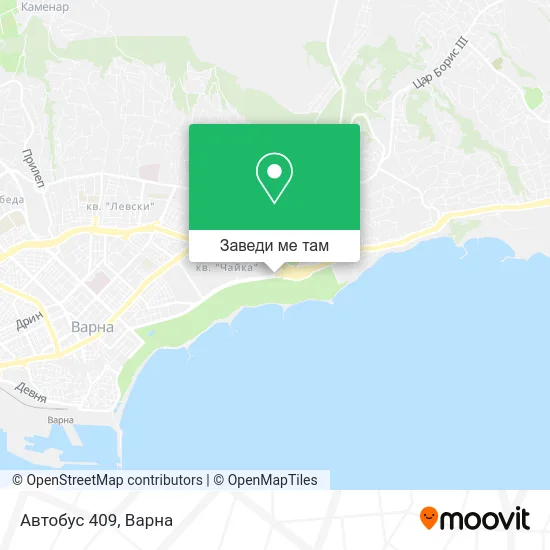 Автобус 409 карта