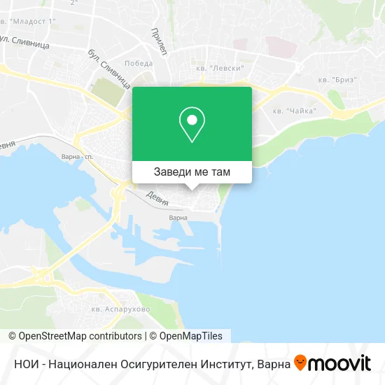 НОИ - Национален Осигурителен Институт карта