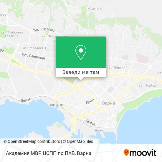 Академия МВР ЦСПП по ПАБ карта