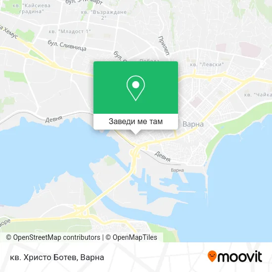кв. Христо Ботев карта