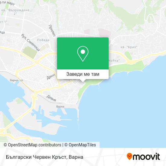 Български Червен Кръст карта