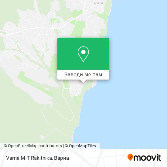 Varna M-T Rakitnika карта